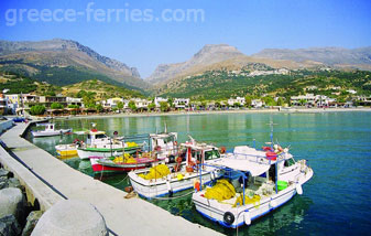 Plakias en Rethimno en la isla de Creta, Islas Griegas, Grecia