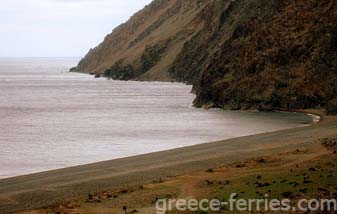 Kipos Playa de Samotracia en Egeo Norte, Islas Griegas, Grecia