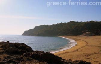 Pahia Ammos Spiaggia di Samothraki Egeo Settetrionale Isole Greche Grecia