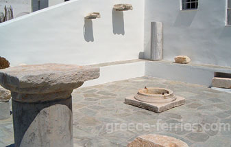 Het Archeologisch Museum van Serifos Eiland, Cycladen, Griekenland