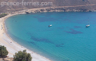 Ganema Playas de Serifos en Ciclades, Islas Griegas, Grecia