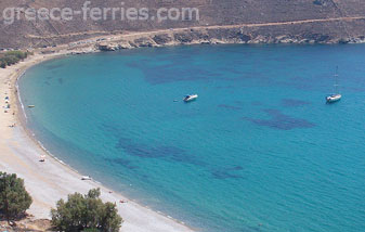 Ganema Strand Serifos Eiland, Cycladen, Griekenland