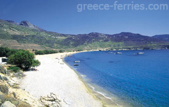 Koutalas Strand Serifos Eiland, Cycladen, Griekenland