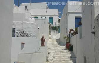 Architectuur van Sifnos Eiland, Cycladen, Griekenland