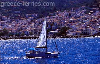 L’île de Skopelos des Sporades Grèce