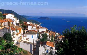 Glossa Village Skopelos Sporades Greek Islands Greece