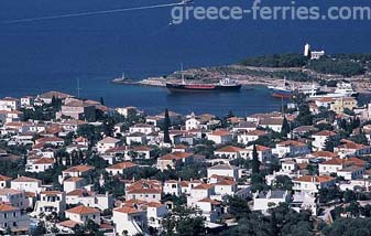 Spetses en Golfo Sarónico, Islas Griegas, Grecia