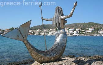 Spetses Eiland, Saronische Eilanden, Griekenland