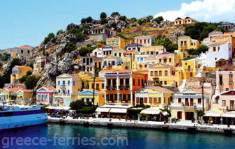 Symi en Dodecaneso, Islas Griegas, Grecia
