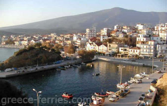 Thassos Limenaria des îles de l’Egée du Nord Grèce