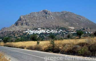 Megalo Corio Tilos en Dodecaneso, Islas Griegas, Grecia