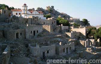 Mikro Horio Tilos Eiland, Dodecanesos, Griekenland