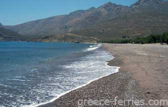 Plaka Strand Tilos Eiland, Dodecanesos, Griekenland