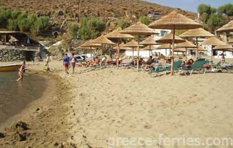 Kolympithra Strand Tinos Eiland, Cycladen, Griekenland