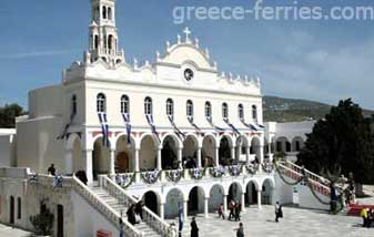 Panagia (Madona) de Tinos en Ciclades, Islas Griegas, Grecia