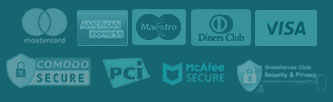 Logos de cartes de crédit et de sécurité